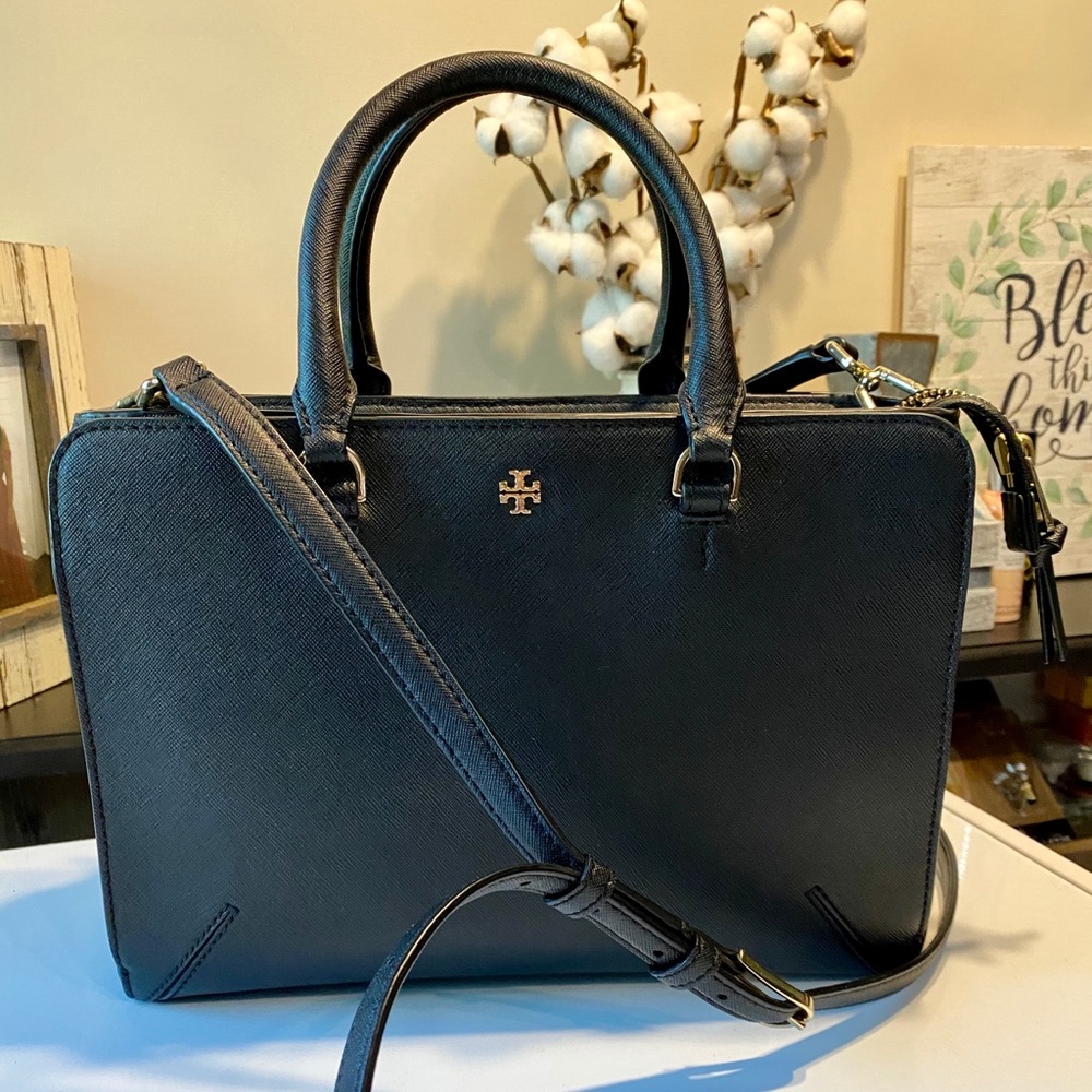 Tory Burch Robinson Small Zip Tote crossbody